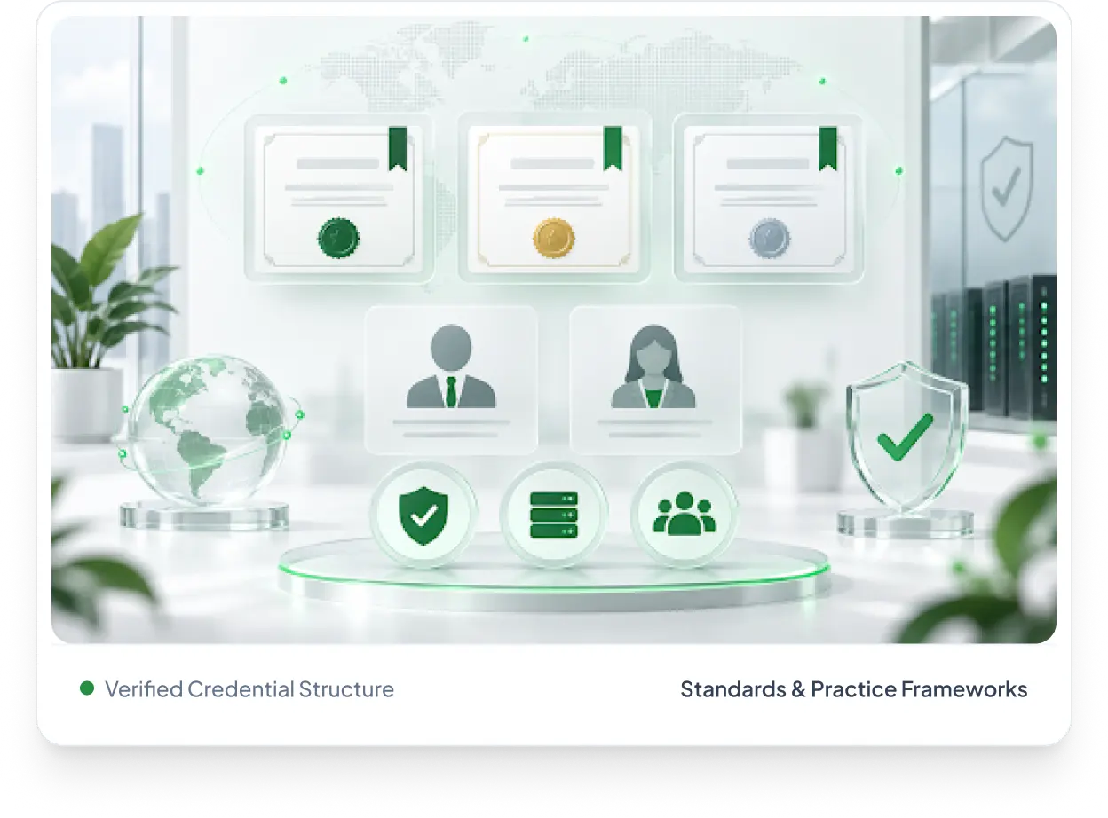 Professional cybersecurity, governance, compliance and technology credentials